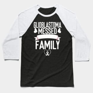 Glioblastoma Brain Cancer Tumor Grey  Awareness Baseball T-Shirt